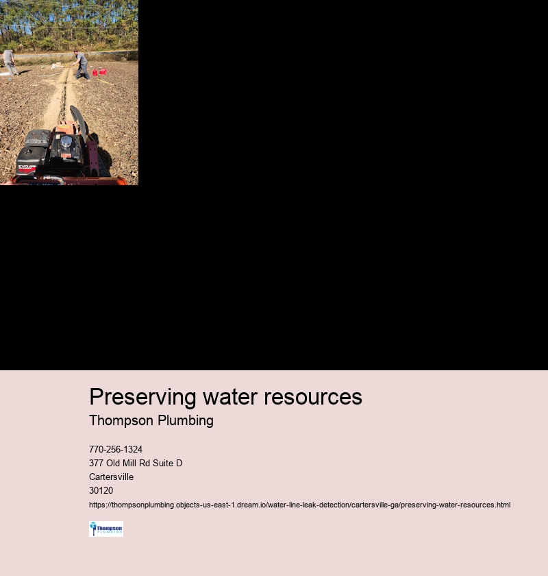 Preserving water resources