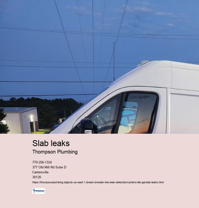Slab leaks